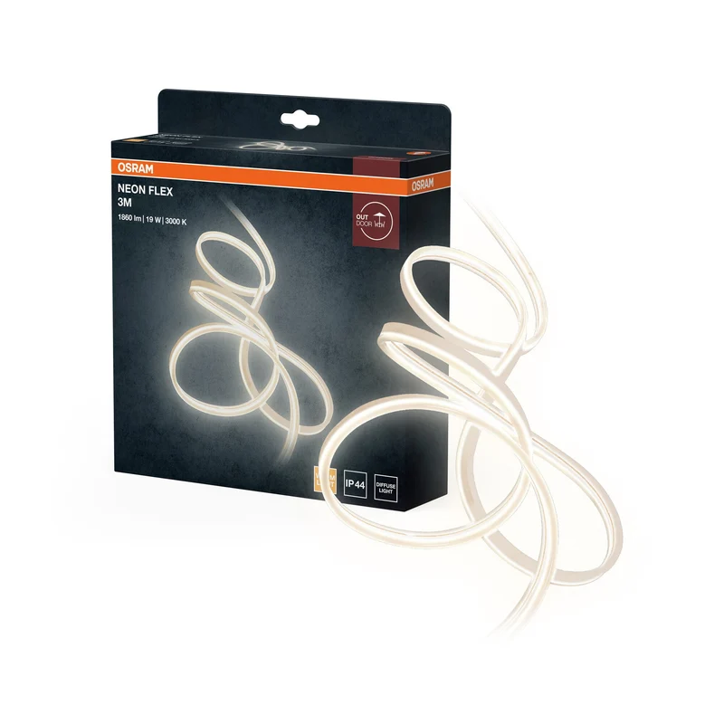 OSRAM NEON Flex bande lumineuse LED extérieure 19W / 3000K blanc chaud 3m