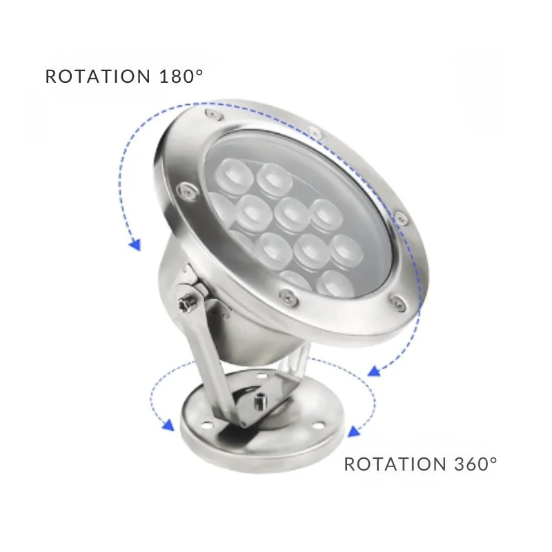 Spot Extérieur Orientable 6W IP68 DC24V