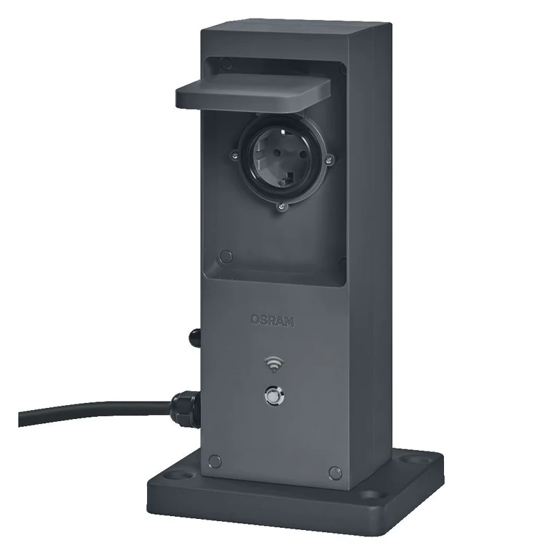 OSRAM SMART+ Terminal extérieur Wifi incluant répéteur WLAN et prises intelligentes, anthracite, 230V