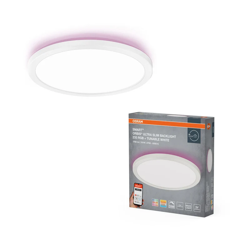 OSRAM SMART+ panneau lumineux WiFi, blanc, 19W, 1790lm, 235mm
