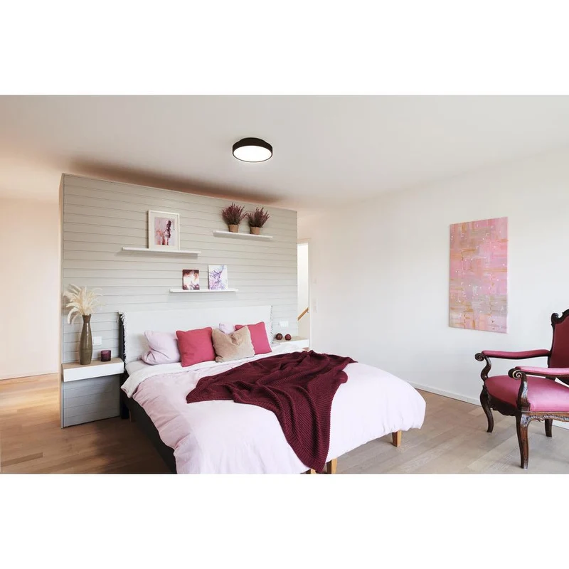 OSRAM Wifi SMART+ ORBIS BACKLIGHT LED Plafonnier RGBW multicolore 35cm Blanc réglable 28W / 3000-6500K noir