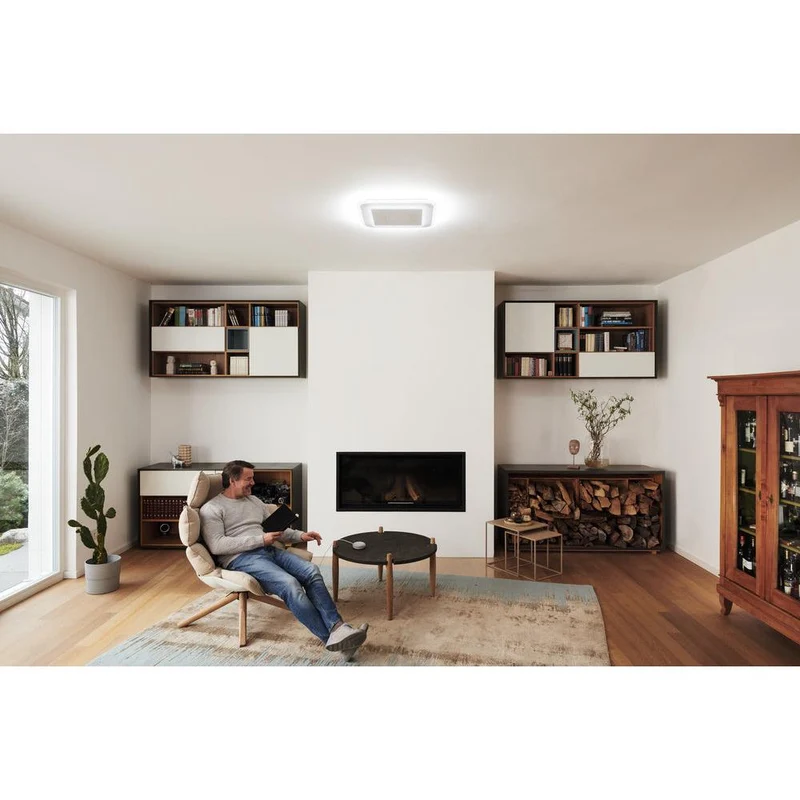 OSRAM Wifi SMART+ ORBIS SADDIE LED RGBW multicolore Plafonnier 50x50cm Blanc réglable 36W / 2700-6500K