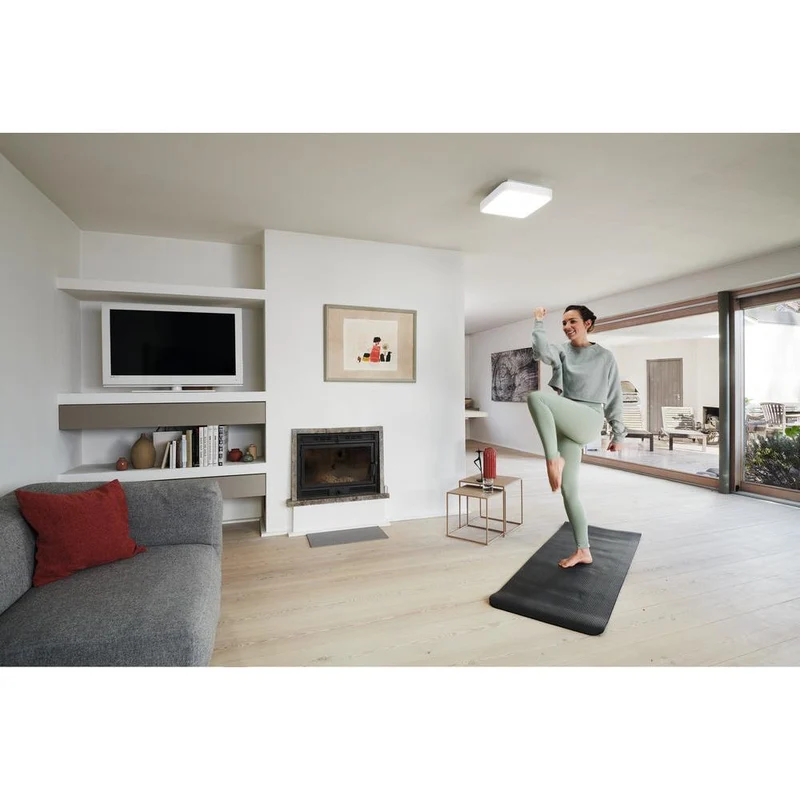 OSRAM Wifi SMART+ ORBIS ÉCLAIRAGE ARRIÈRE LED Plafonnier RGBW multicolore 35x35cm Blanc réglable 28W / 3000-6500K blanc