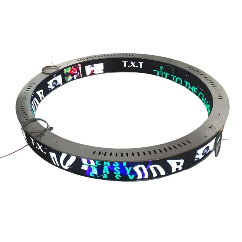 P2.5 Indoor Circular LED Ticker Dual Face LED Display Ring