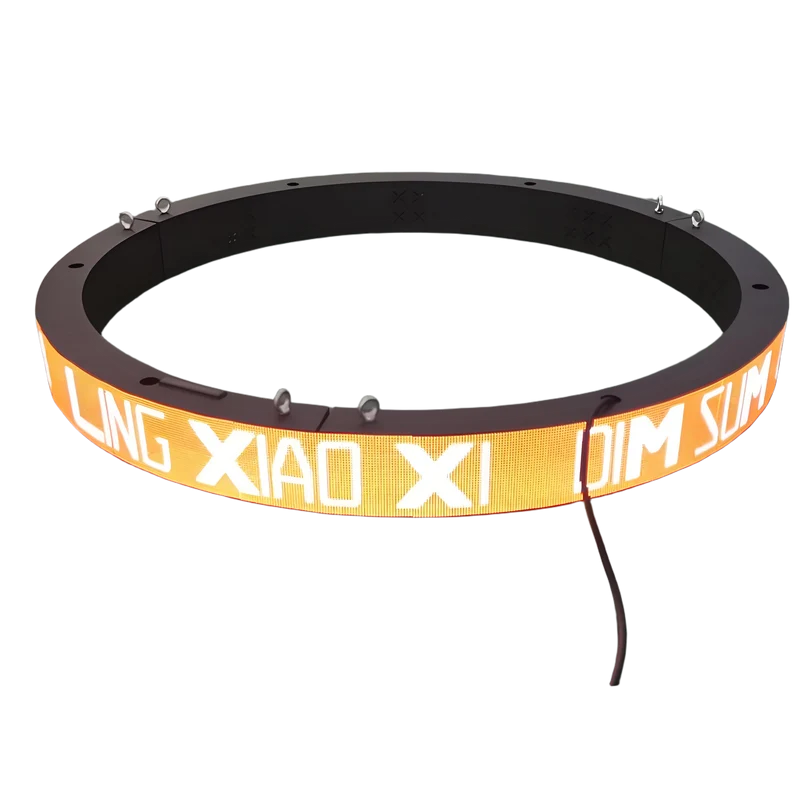 P2.5 Indoor Circular LED Ticker Single Face LED Display Ring