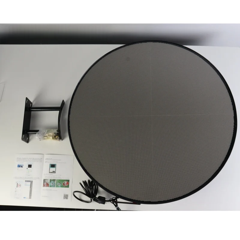 P1.8 70CM (27.56'') Diameter Outdoor Round LED Display High Resolution Circle Logo LED Sign