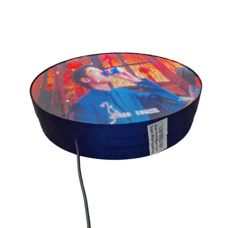 P5 50CM (20'') Diameter Outdoor Round LED Display Circle Logo LED Sign