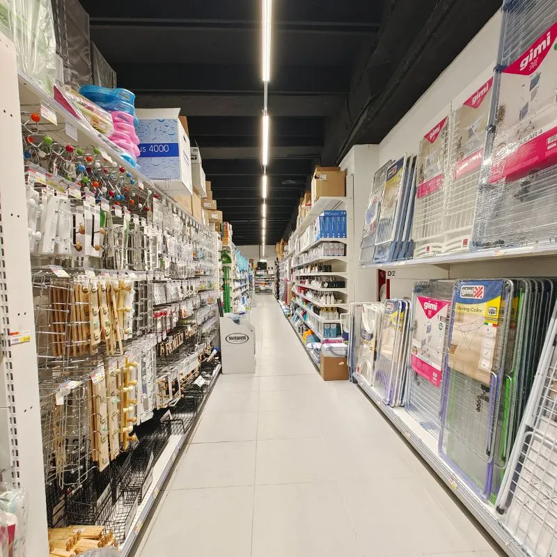 Spot Linéaire LED sur Rail Triphasé 150cm Blanc - Puissance Ajustable