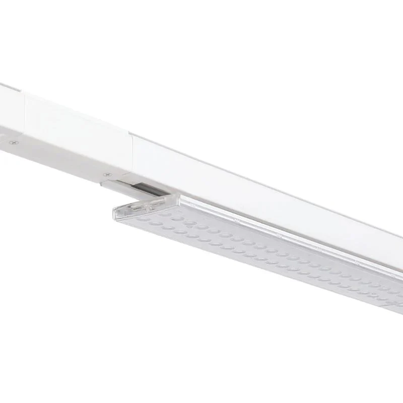 Spot Linéaire LED sur Rail Triphasé 150cm Blanc - Puissance Ajustable
