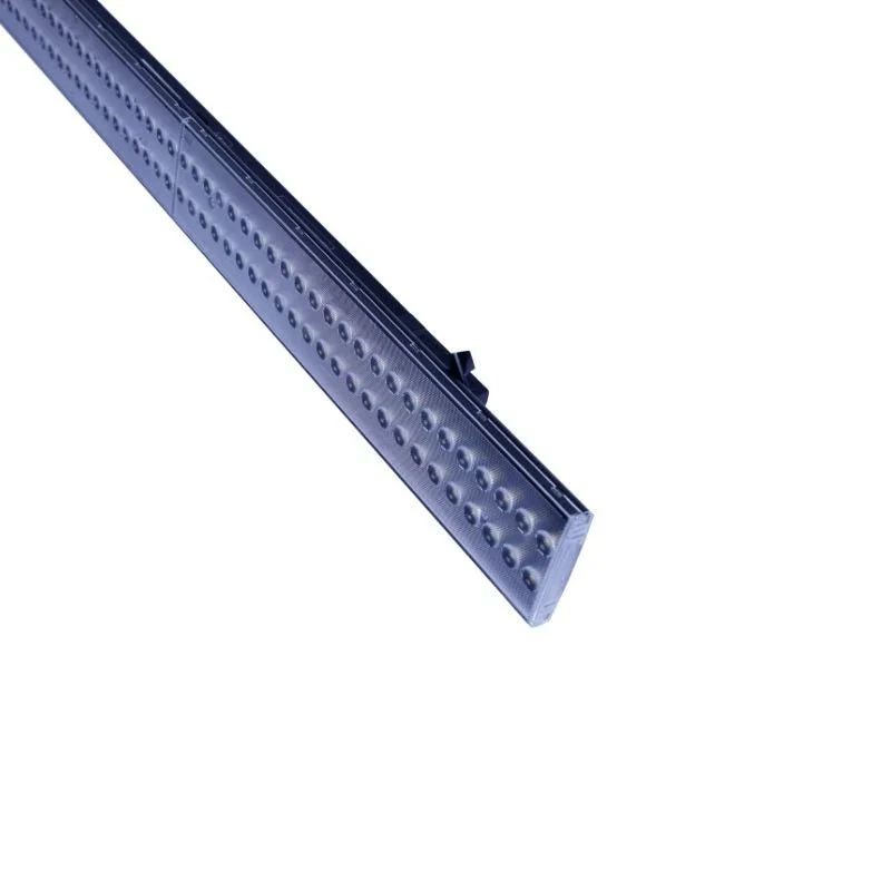 Spot Linéaire LED sur Rail Triphasé 60cm Noir - Puissance Ajustable