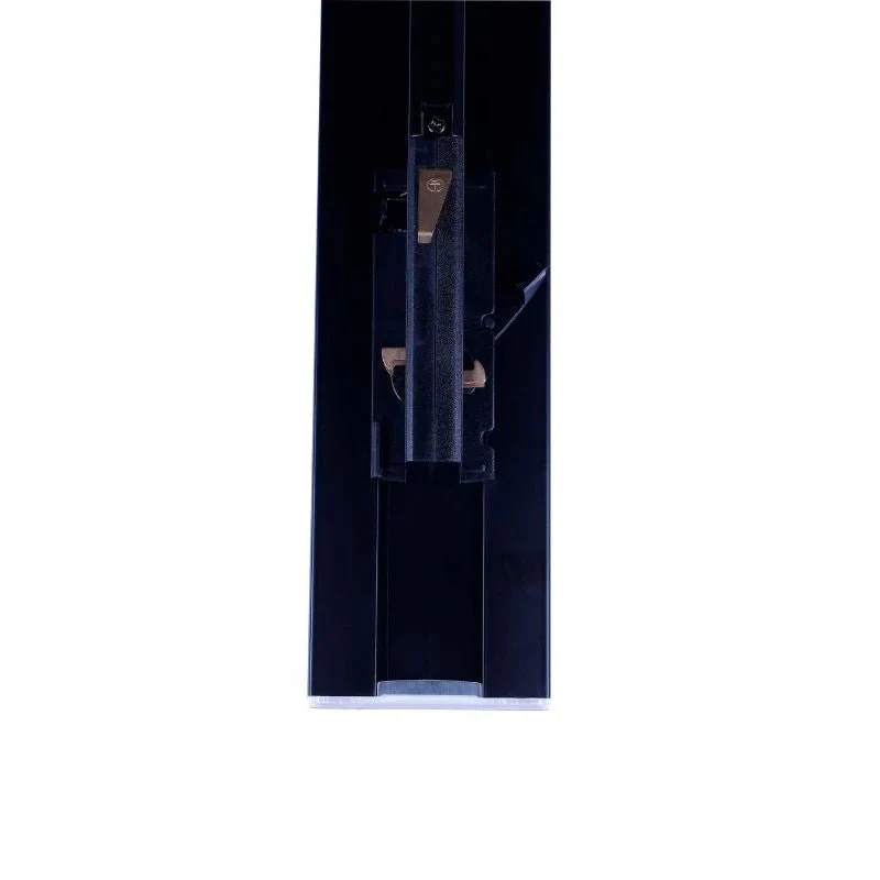 Spot Linéaire LED sur Rail Triphasé 60cm Noir - Puissance Ajustable