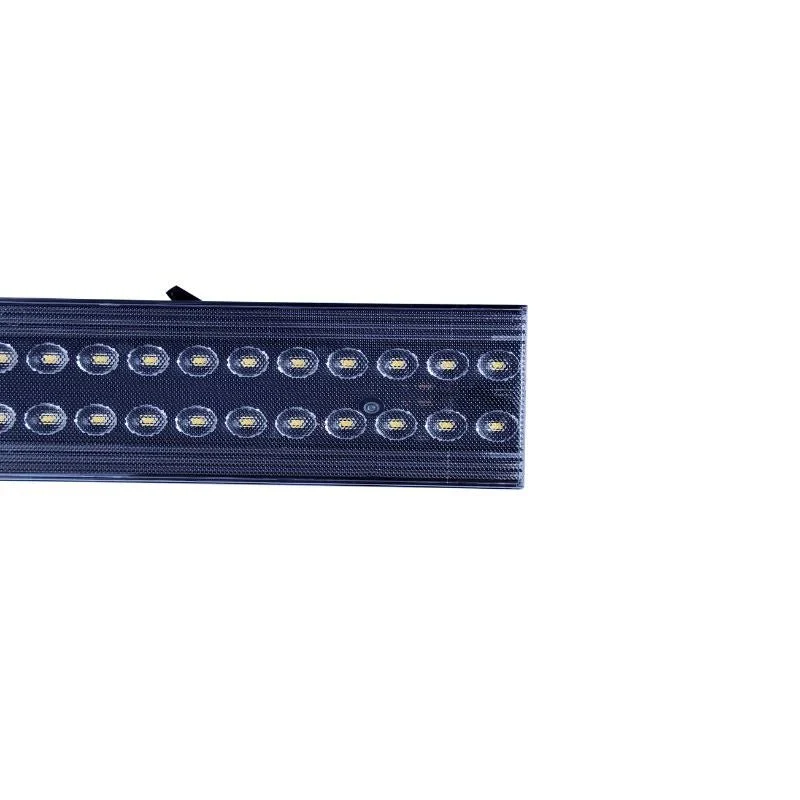 Spot Linéaire LED sur Rail Triphasé 150cm Noir - Puissance Ajustable