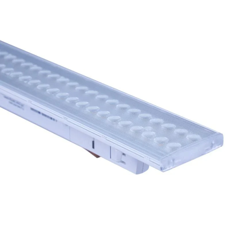 Spot Linéaire LED sur Rail Monophasé 60cm Blanc - Puissance Ajustable