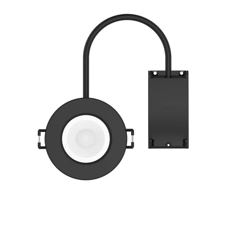 Spot Encastrable 6W Dimmable CCT IP65 NOIR - 3000K/4000K/6500K - Pack de 10