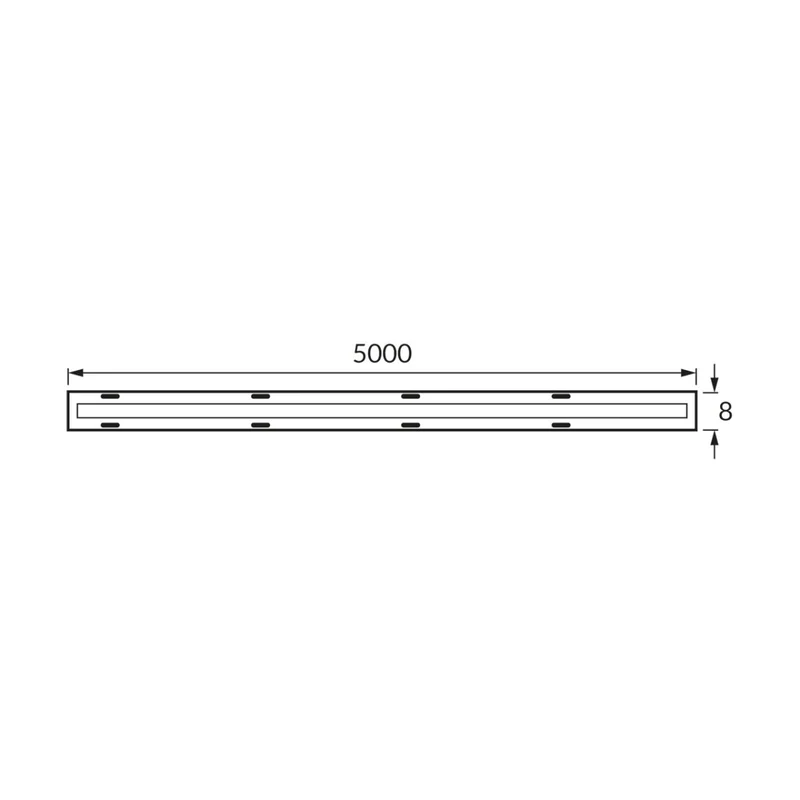 Ruban LED COB 5M 12V IP20 320LED/M
