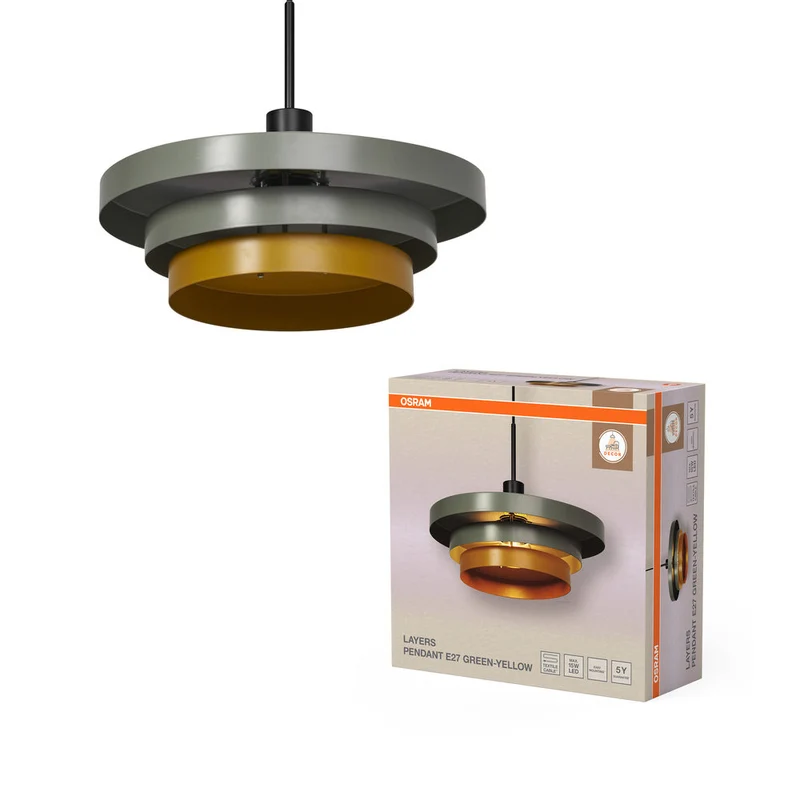 OSRAM DECOR Suspension Layers Vert, E27