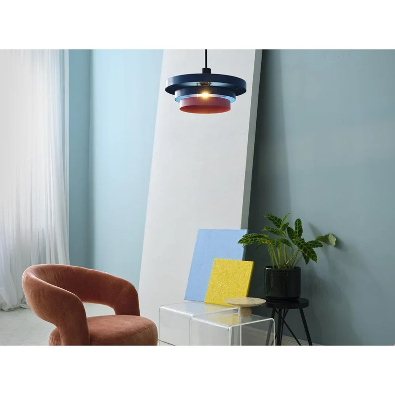 OSRAM DECOR Suspension Layers Bleu, E27