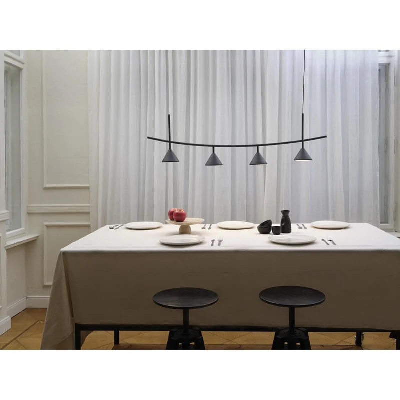 OSRAM DÉCOR Fuji Suspension Linéaire 4x 16W 930 Noir