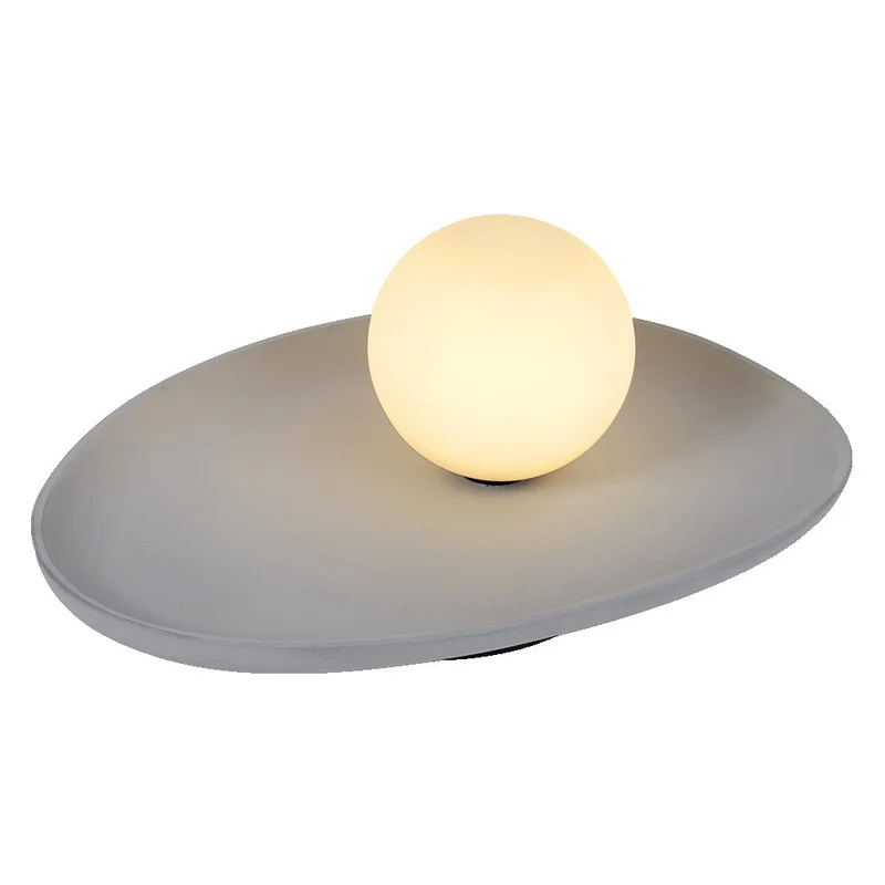 OSRAM DECOR Lampe de table Nid en béton Gris, G9