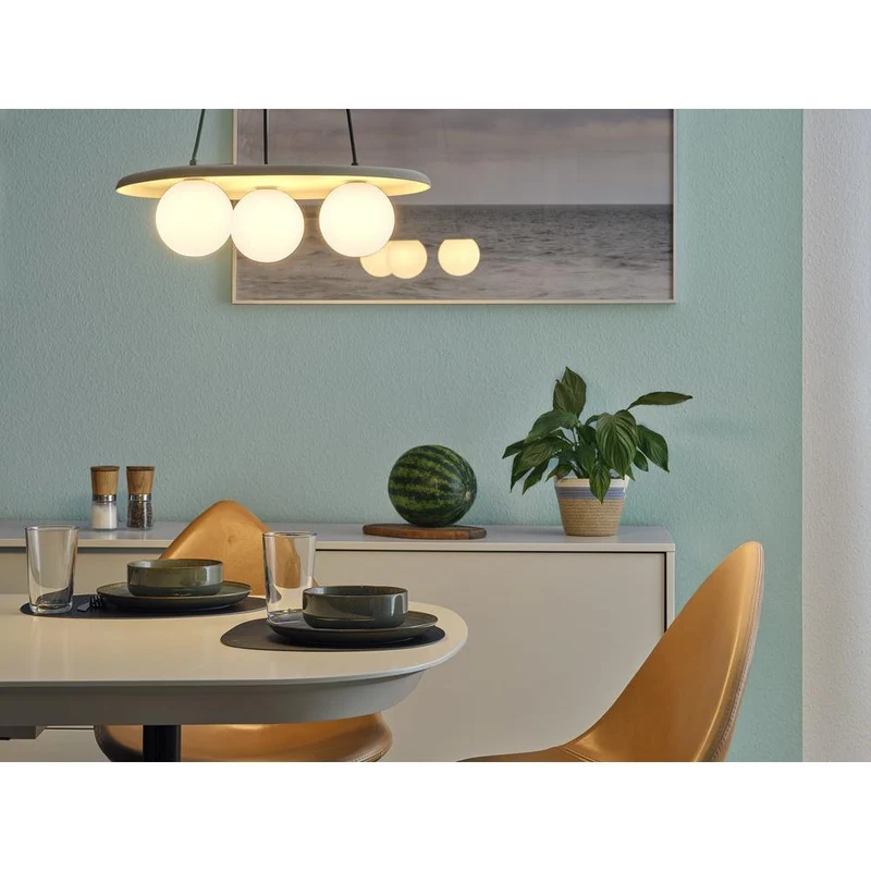 OSRAM DECOR Suspension Nid en Béton Gris, 3 flammes, G9