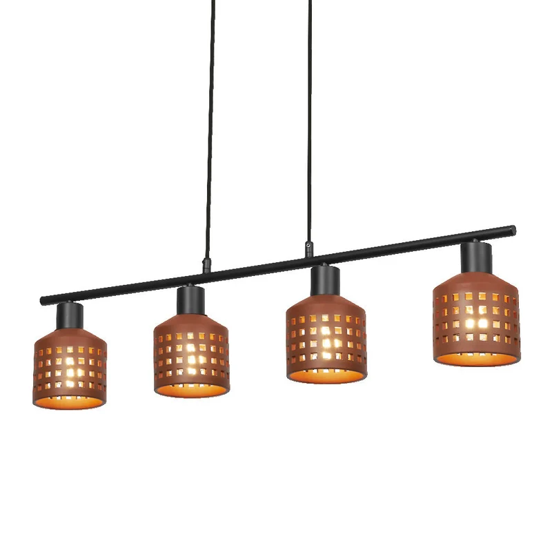 OSRAM DECOR Suspension en argile pour fenêtres Pendelleuchte LN 4xE27 Marron