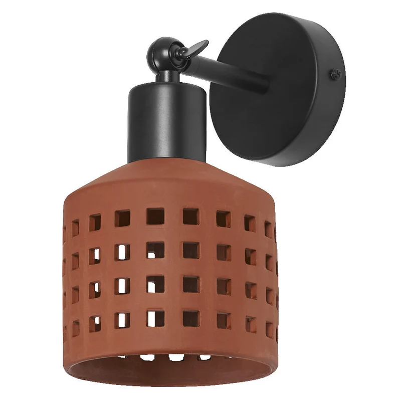 OSRAM DECOR Clay Windows Applique murale marron, E27