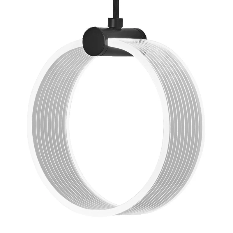 OSRAM DECOR Suspension Circle, 3 suspensions, 8W, Click CCT Noir
