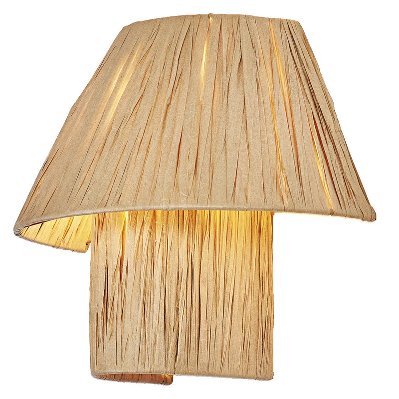 OSRAM DECOR Bambou Papier Applique Murale Marron, E27, 280mm