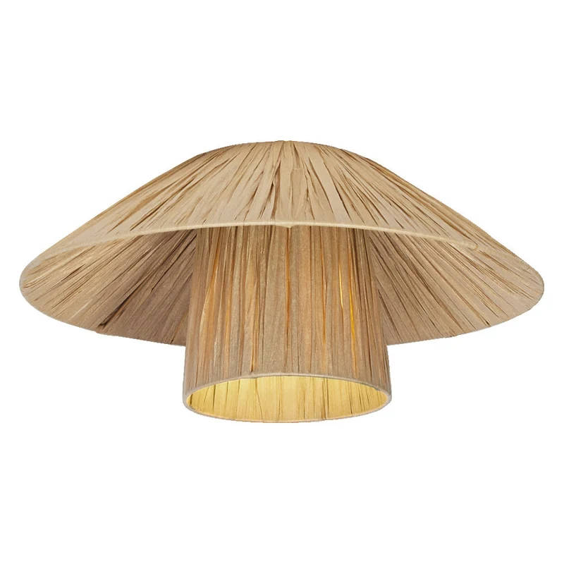 OSRAM DECOR Lampe Plafonnier Cabane en Papier Bambou Marron, 400mm, E27
