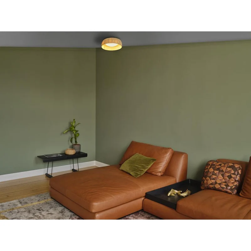 OSRAM DECOR Bambou Papier Plafonnier Marron, 300mm, 12W