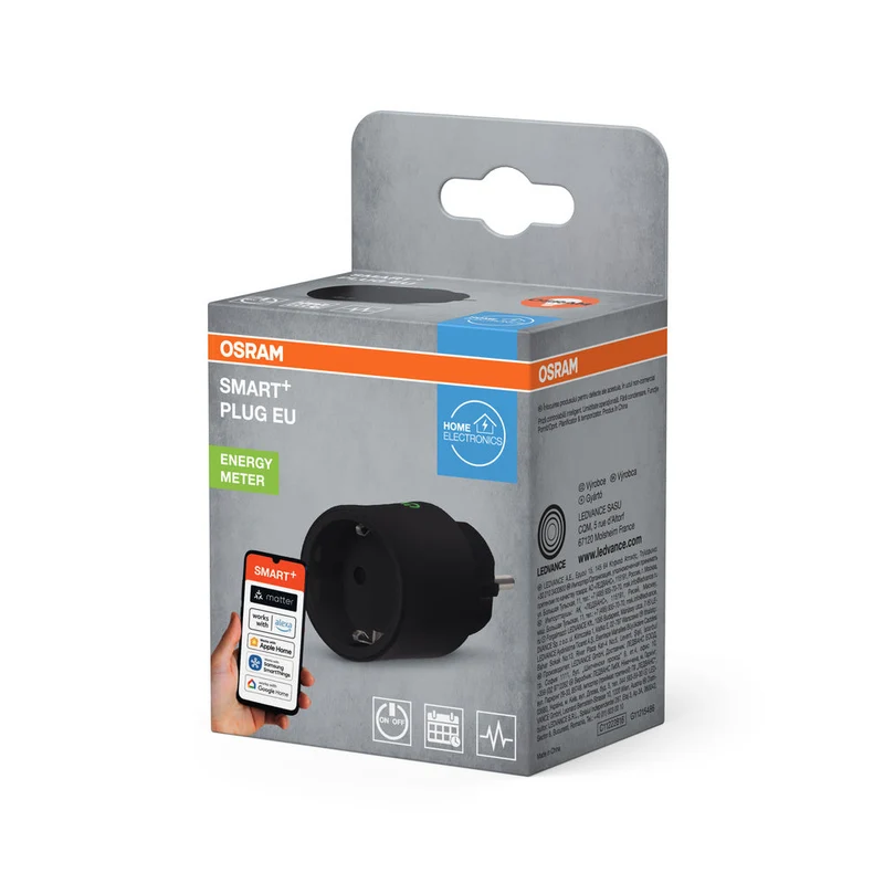OSRAM Matter SMART+ prise intelligente intérieure, noire