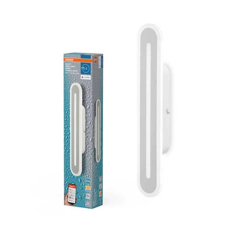 OSRAM Matter SMART+ ORBIS BAIN LED Applique murale de salle de bain 40cm Blanc réglable 17W / 3000-6500K blanc