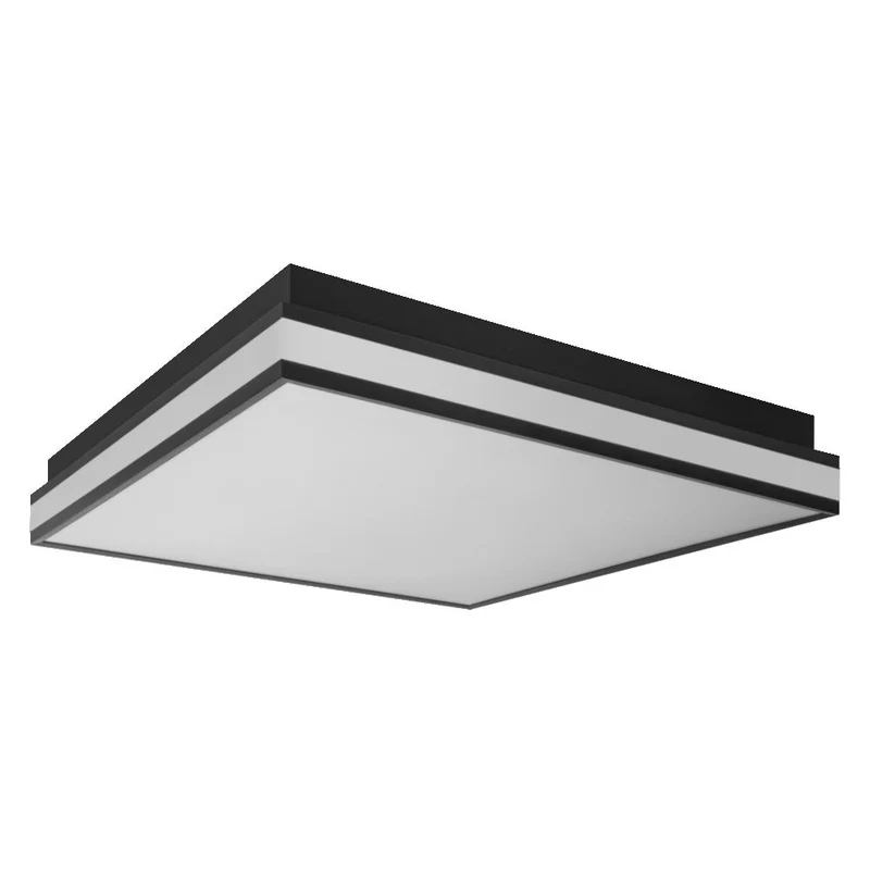 OSRAM Matter SMART+ ORBIS MAGNET LED Plafonnier 45x45cm Blanc réglable 42W / 3000-6500K noir