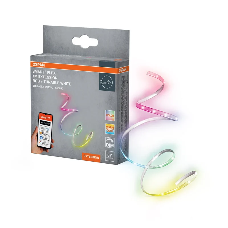 OSRAM Matter SMART+ FLEX bande LED 1M RGB extension