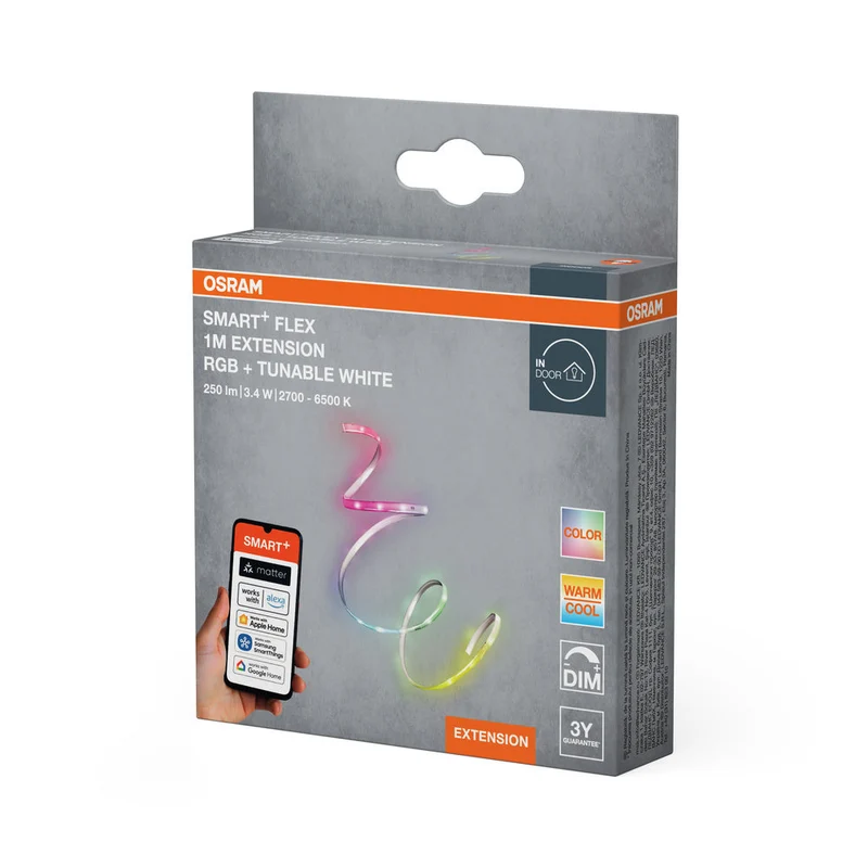 OSRAM Matter SMART+ FLEX bande LED 1M RGB extension