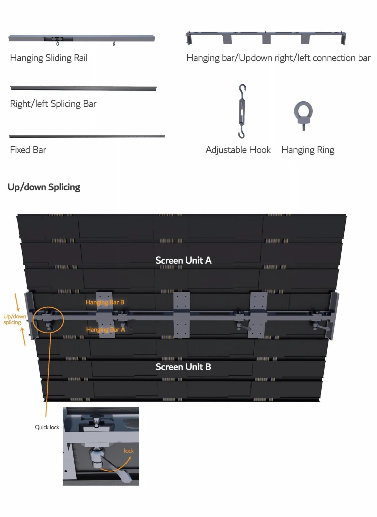 19.68FT by 9.84FT (6x3 Meters 18SQM) Portable Rolling LED Display Screen P3.91 LED Video Wall Turnkey