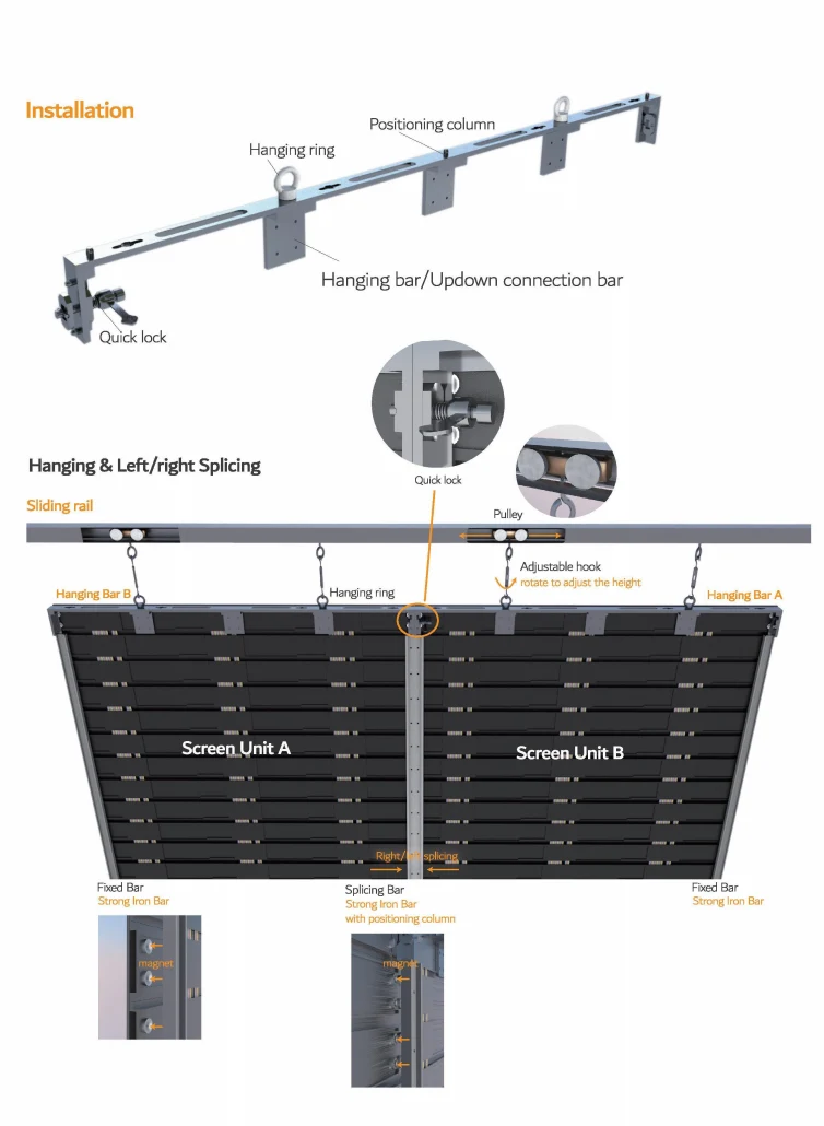 19.68FT by 9.84FT (6x3 Meters 18SQM) Portable Rolling LED Display Screen P2.604 LED Video Wall Turnkey