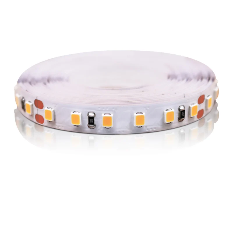 DC12V SMD2835 Full Spectrum LED Strip Light - CRI 97+ | 600 LEDs (120 LEDs/M) | 2700K / 3000K / 4000K / 5500K / 6500K | 16W/M | 8mm PCB | CRI 97+ | IP00 / IP67 | for Mirror, Kitchen Cabinet, Bedroom