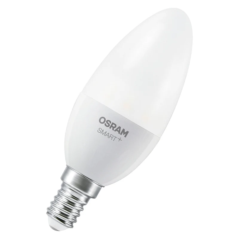 OSRAM Matter SMART+ Bougie LED Lampe 4,9W TW FR E14, 470 lm, 2700…6500 K, Blanc Réglable