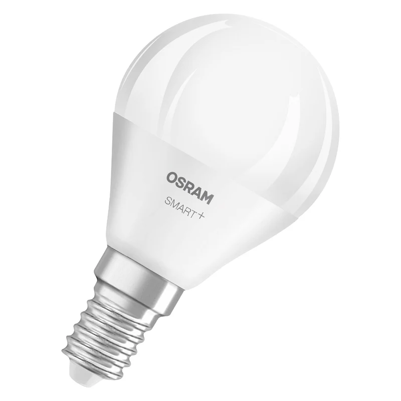 OSRAM Matter SMART+ LED Lampe CLASSIC P, RVB, Optique givrée, 4,9W, 470lm, E14