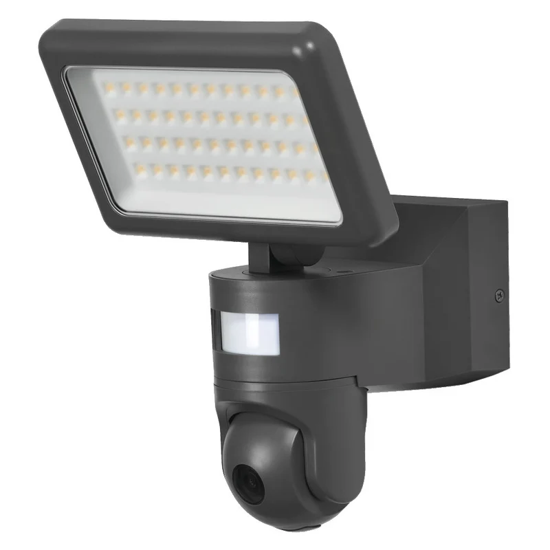 OSRAM Wifi SMART+ FLOOD CAMERA CONTROL Projecteur de jardin avec capteur caméra HD 23W / 3000K Blanc chaud