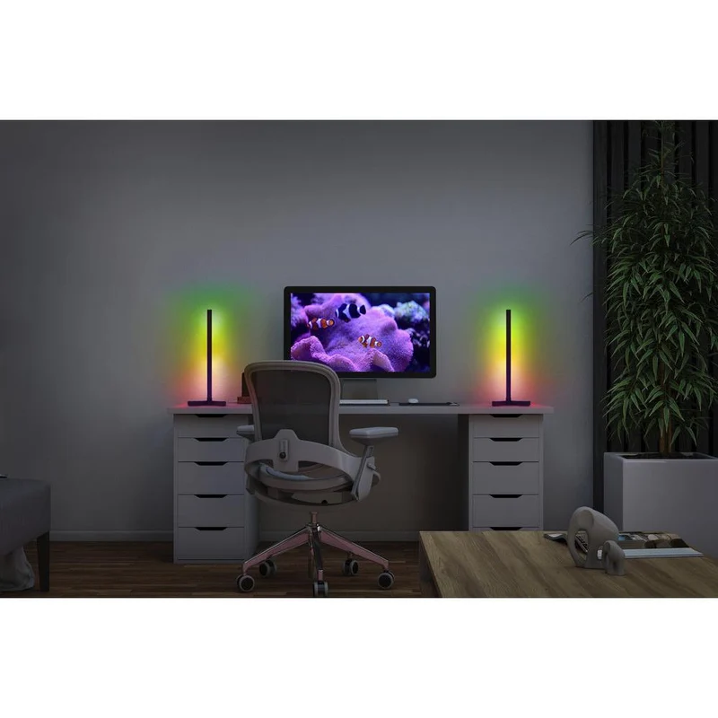 OSRAM Wifi SMART+ CORNER MAGIC lampe de table, RVB, 77lm, 7.5W, télécommande, noir