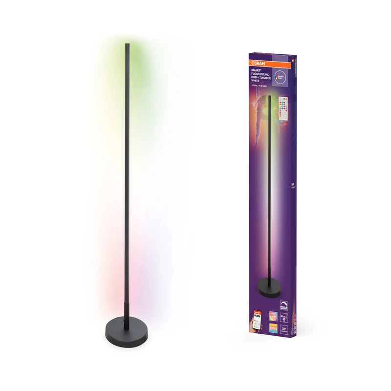 OSRAM SMART+ WIFI LED lampadaire, rond, noir, 14W