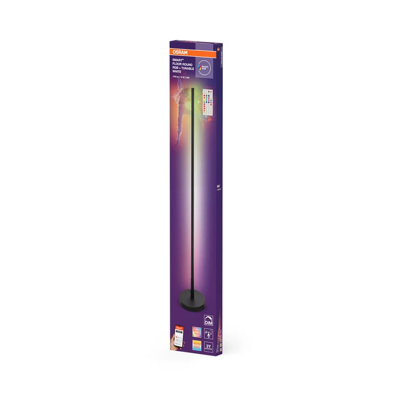OSRAM SMART+ WIFI LED lampadaire, rond, noir, 14W