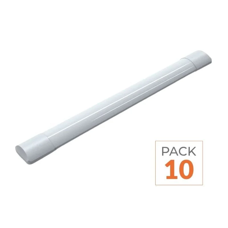 Réglette LED 120cm 30W IP40 - Pack de 10
