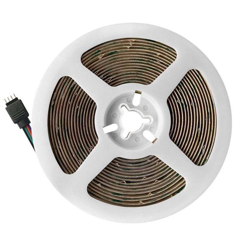 RGB COB Flexible LED Strip Light - 12V / 24V | 576 / 840 LEDs/m | RGB Color Changing | 10mm PCB | Dot-Free Continuous Lighting | Non-Waterproof | for Cabinets, Kitchen & Office Lighting | 5/50M