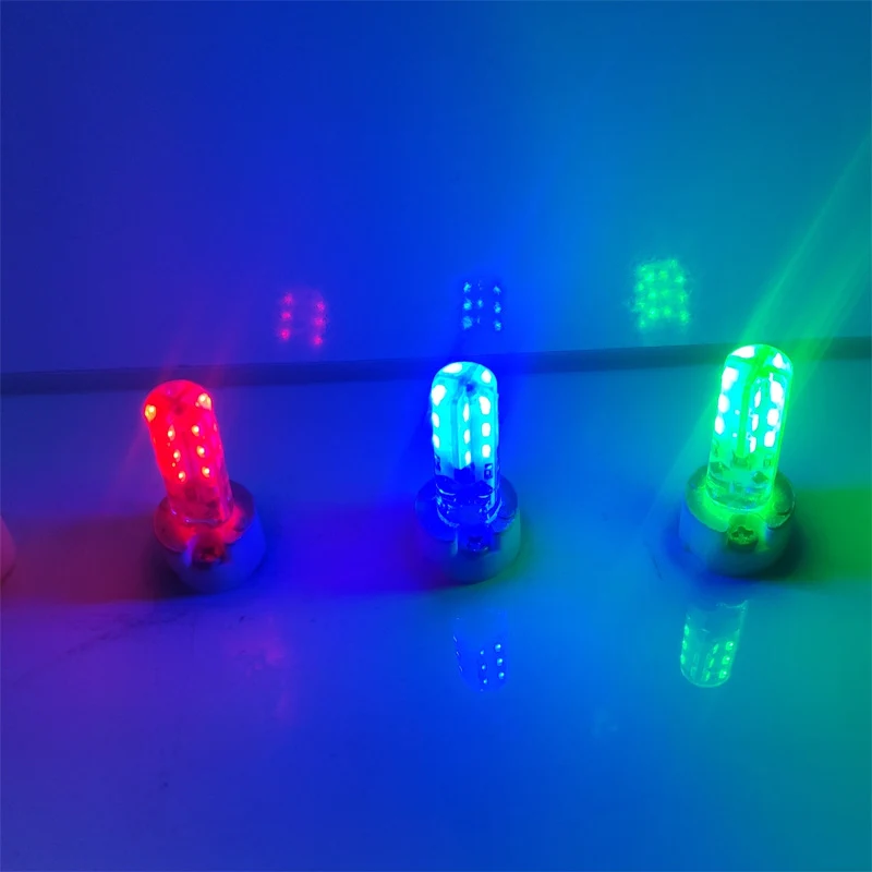 10 Pack G4 LED Light Bulb Bi-Pin Silicon Encapsulation 12V 1.5 W SMD3014 24pcs LEDs 10W Halogen Equivalent