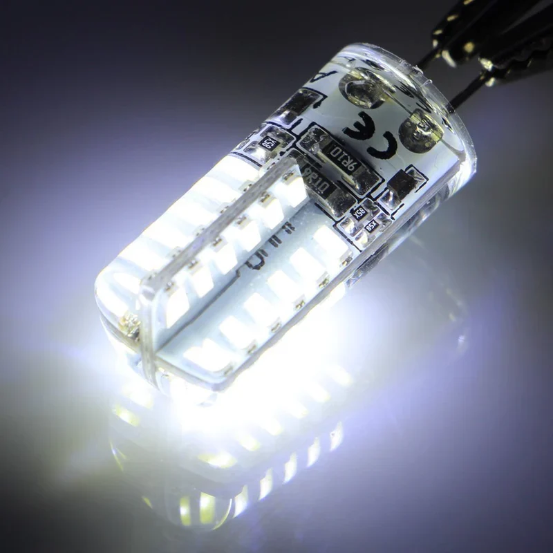 10 Pack G4 LED Light Bulb Bi-Pin Silicon Encapsulation 12V 1.5 W SMD3014 24pcs LEDs 10W Halogen Equivalent