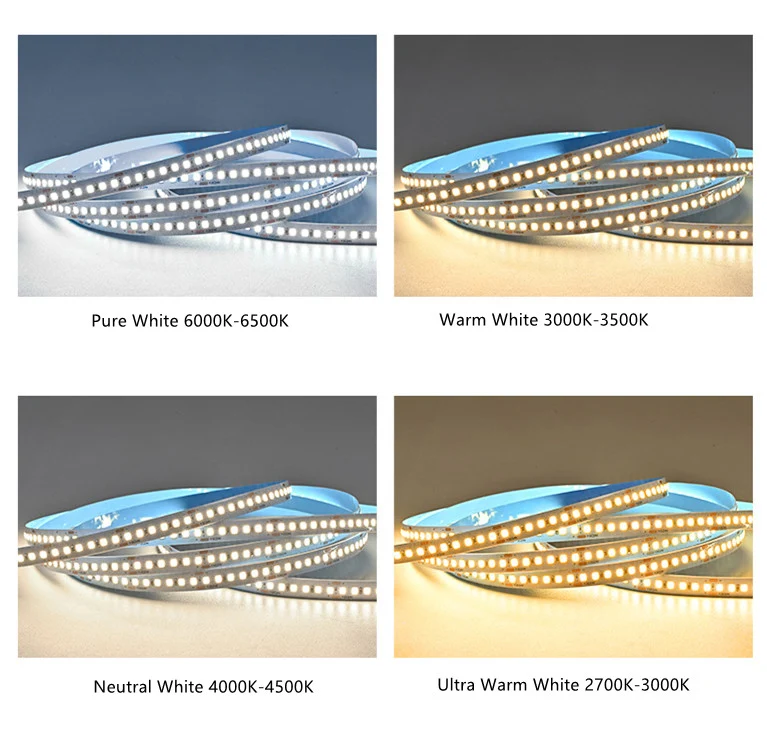 24V DC 32.8Feet (10Mtrs) Roll Flexible LED Strip Light SMD2835 10Watt 120LED/Mtr Every 1LED Cuttable Non-Waterproof LED Tape