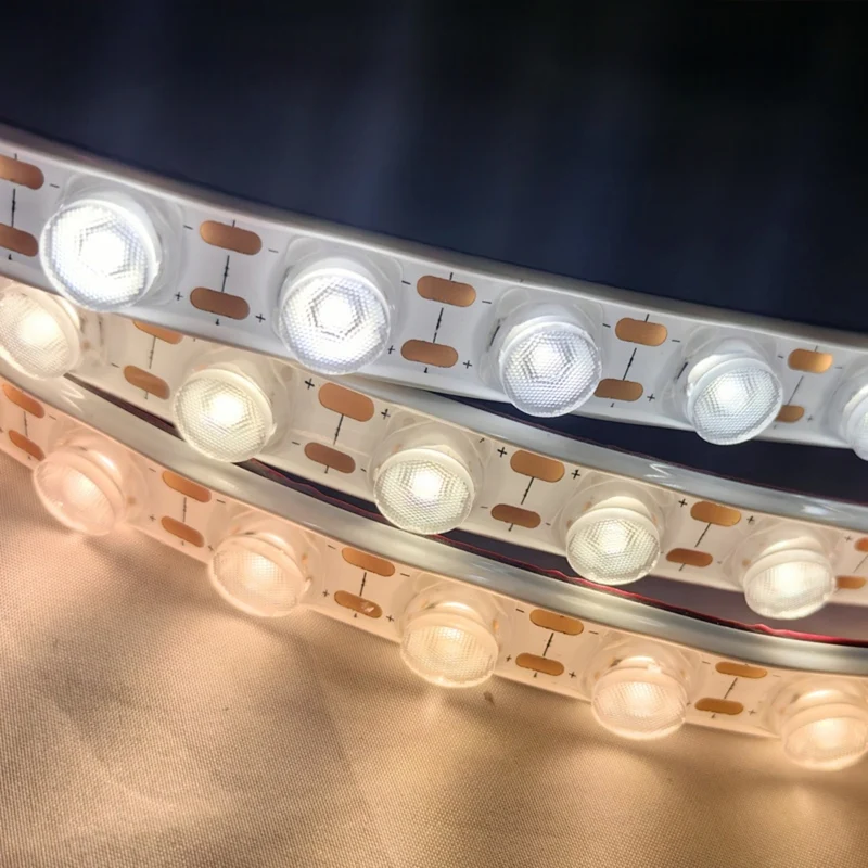 Waterproof Wall Washer LED Strip Light – DC 24V | 18W/m | 42 LEDs/m | 25° Beam Lens | IP67 Waterproof | 3000K / 4000K / 6000K / Red / Green / Blue / Yellow | Architectural Lighting | 5/50M
